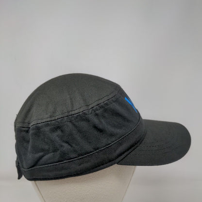 WWB 2015 Strapback Cadet Army Cap Black One Size Adjustable Lightweight Cotton