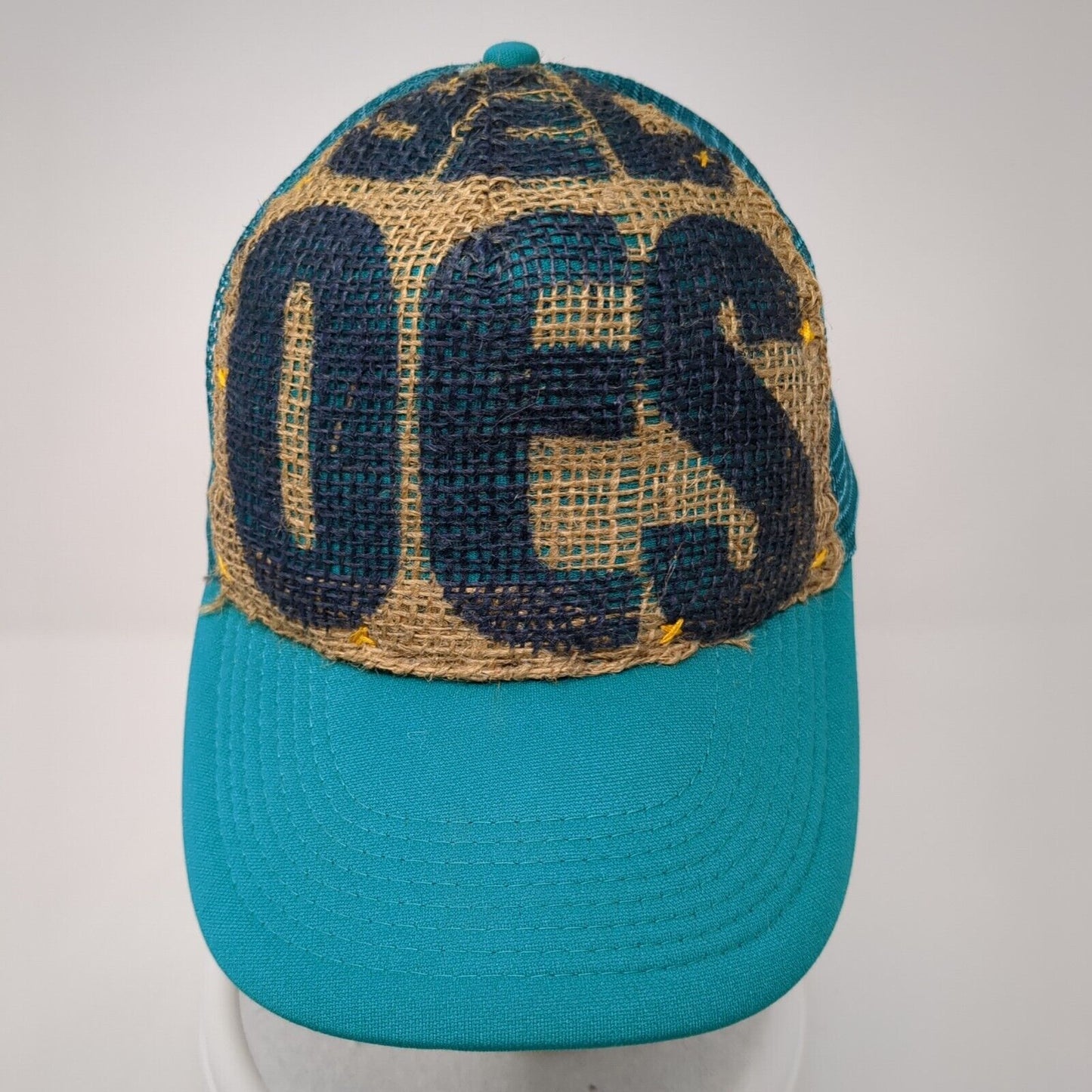 OES Wendy Busch Snapback Trucker Hat Multicolor One Size Adjustable Mesh Back