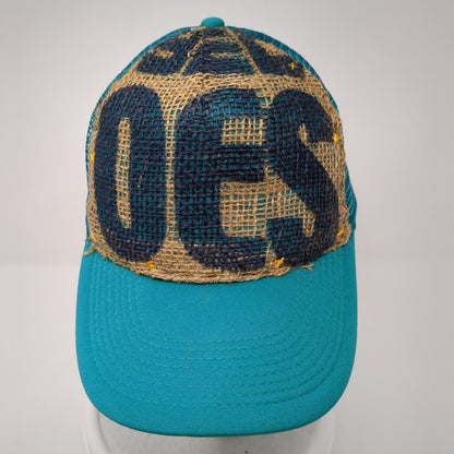 OES Wendy Busch Snapback Trucker Hat Multicolor One Size Adjustable Mesh Back