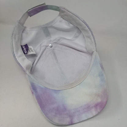 Disney Stitch Strapback Hat Multicolor OSFM Tie Dye Adjustable 6 Panel