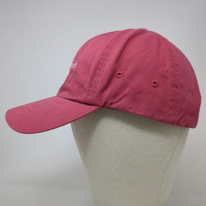Sansegal Baseball Cap Red One Size Lake Tahoe CA Adjustable Slideback Cotton hat