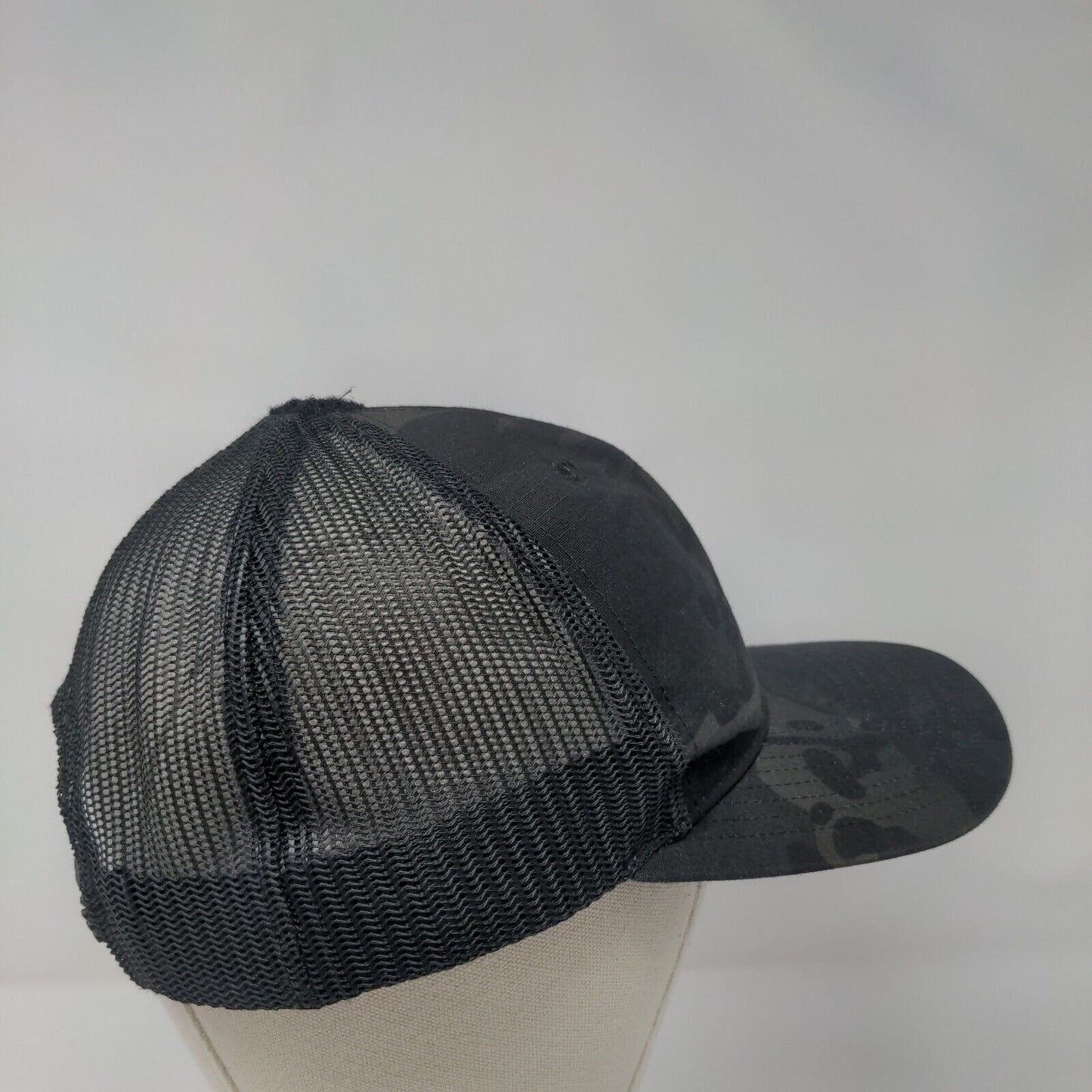 Hawktech Snapback Mesh Back Trucker Hat Camo One Size Richardson