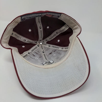 Stanford Cardinal Fitted Hat Colosseum Red Size 6 7/8 Embroidered Logo NCAA