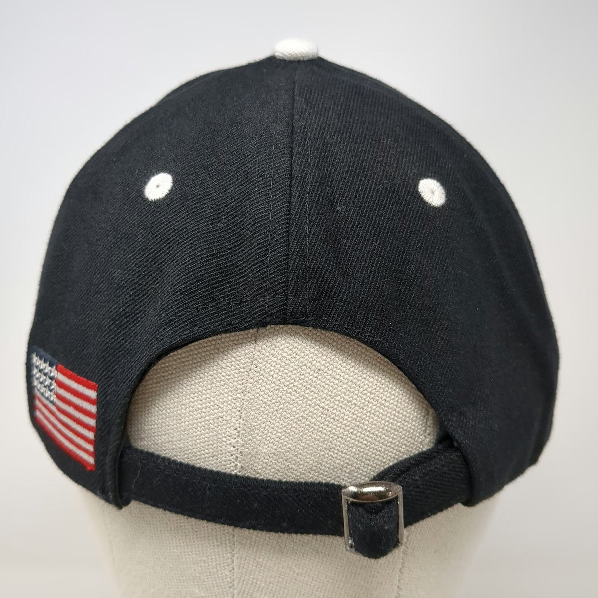 Hoxer Baseball Cap Black One Size Idaho Concrete Company Fishing Fly US Flag Hat