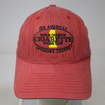 Yupoong Cigarette Racing Team Red M Baseball Cap Fitted Flexfit Offshore Hat