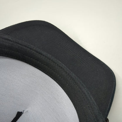 Cobra Trucker Hat Black One Size STACYC Logo Mesh Snapback Rope Brim Electric