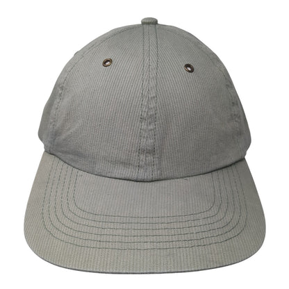 WEK Slideback Hat Green One Size Adjustable Vent Holes Solid Blank