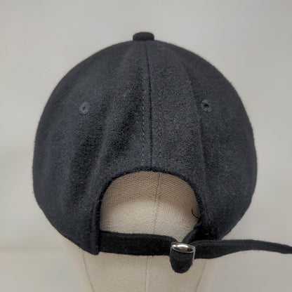 Gadiemkensd Slideback Hat Black Large Adjustable 6 Panel Wool Solid Blank