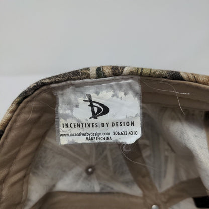 HD Fowler Company Slideback Hat Camo One Size Adjustable Embroidered