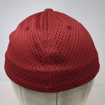 Arizona Diamondbacks MLB OC Sports Baseball Cap Red M Mesh Fitted Snake Logo Hat