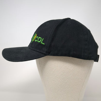 Baseball Cap Black One Size CDL Maple Sugaring Equipment Logo Strapback Hat