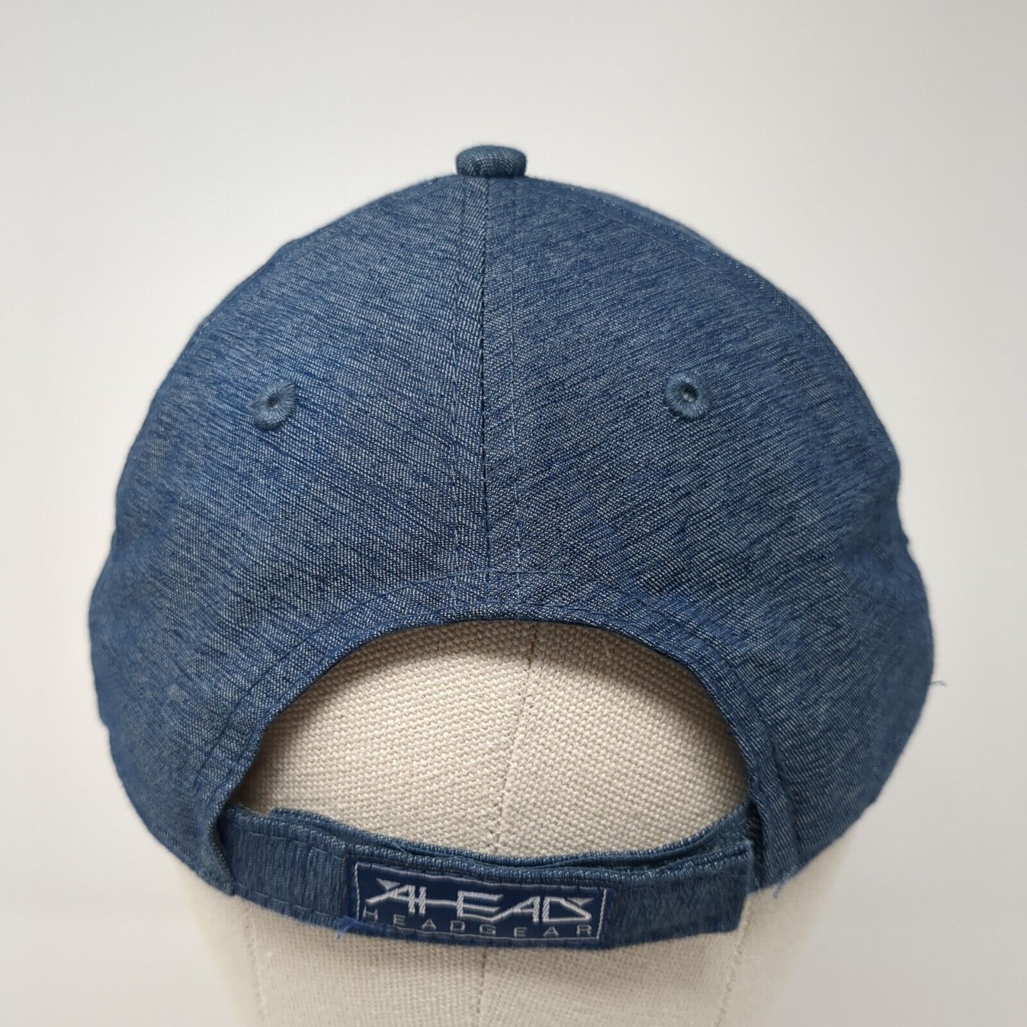 Flag of St. Louis Strapback Hat Blue OS Adjustable Mid Fit Embroidered Ahead