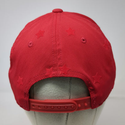 G/FORE 5 Panel Red One Size Hat Skull Crossbones American Flag Tonal Stars