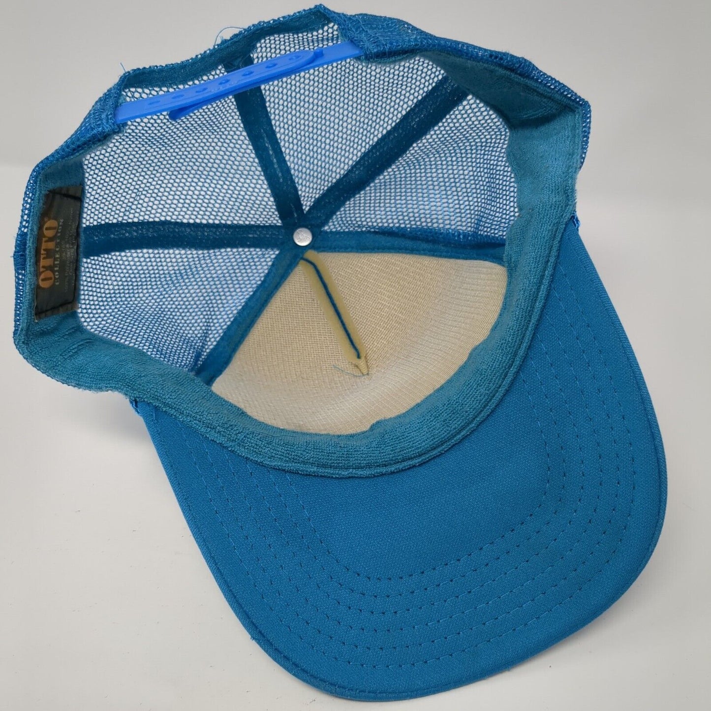 New Belgium Brewing Snapback Trucker Hat Blue One Size Adjustable Mesh Rope Otto