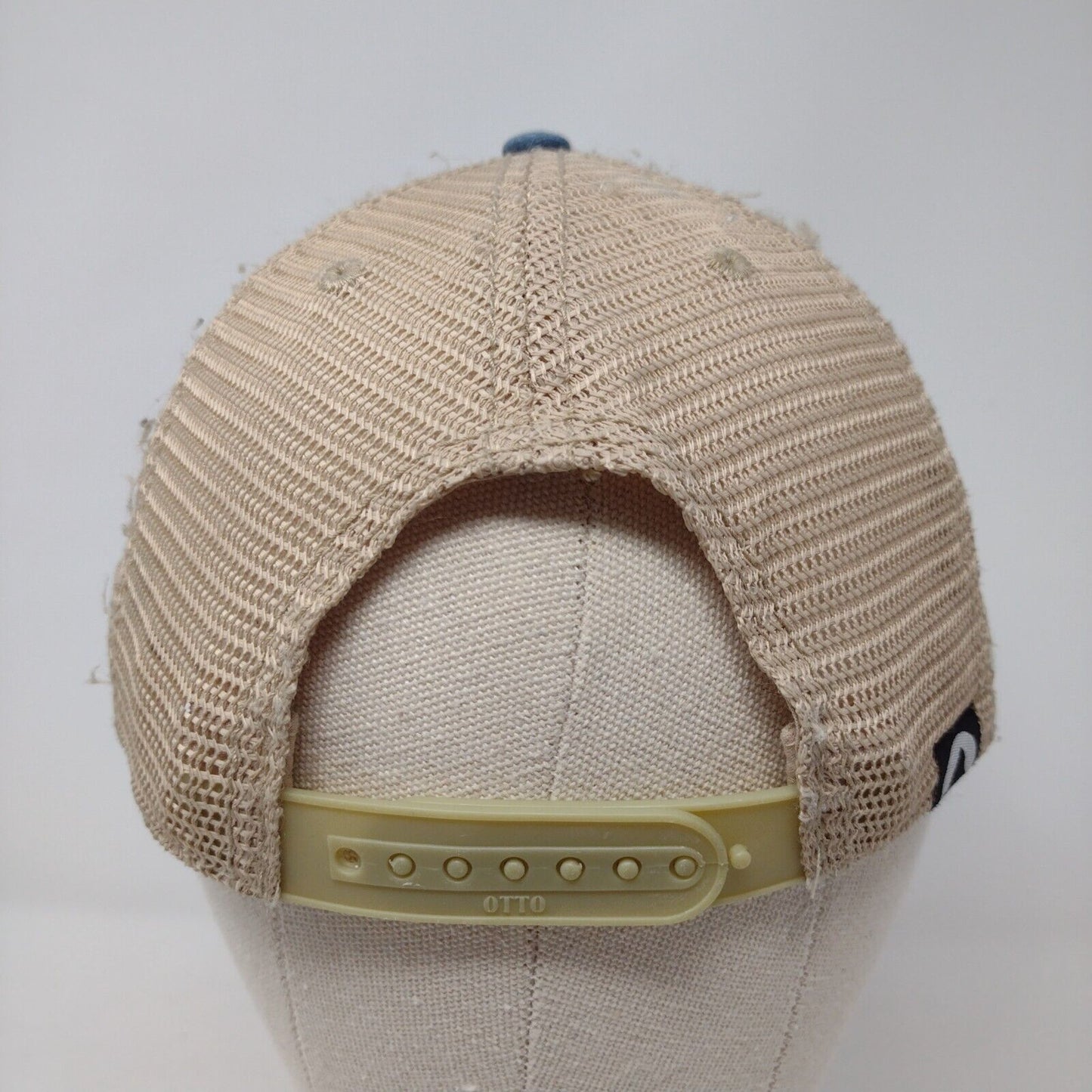 Cirque Snapback Trucker Hat Multicolor OSFA Adjustable Mesh Back Denim Otto