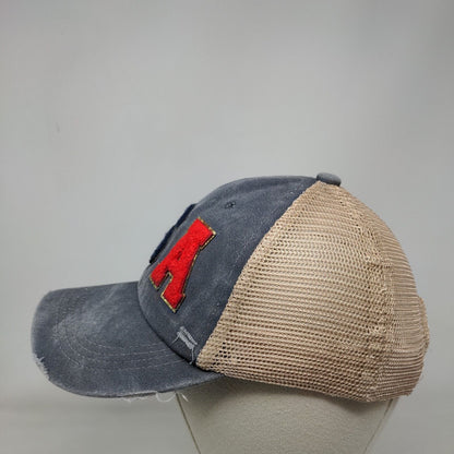 USA Snapback Mesh Back Trucker Hat Multicolor One Size Sugar Stitch