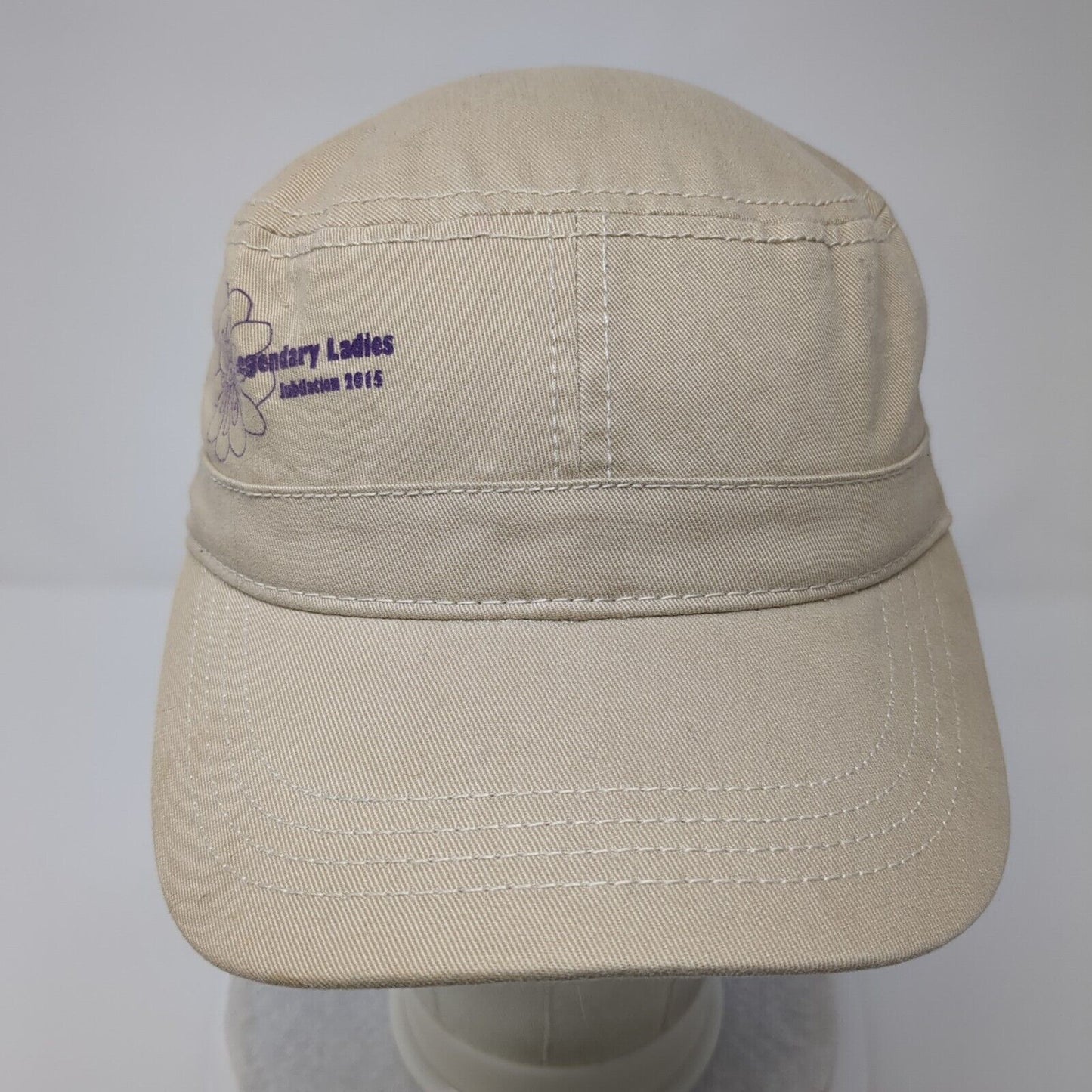 Legendary Ladies Strapback Cadet Army Cap Hat Tan OSFA Adjustable