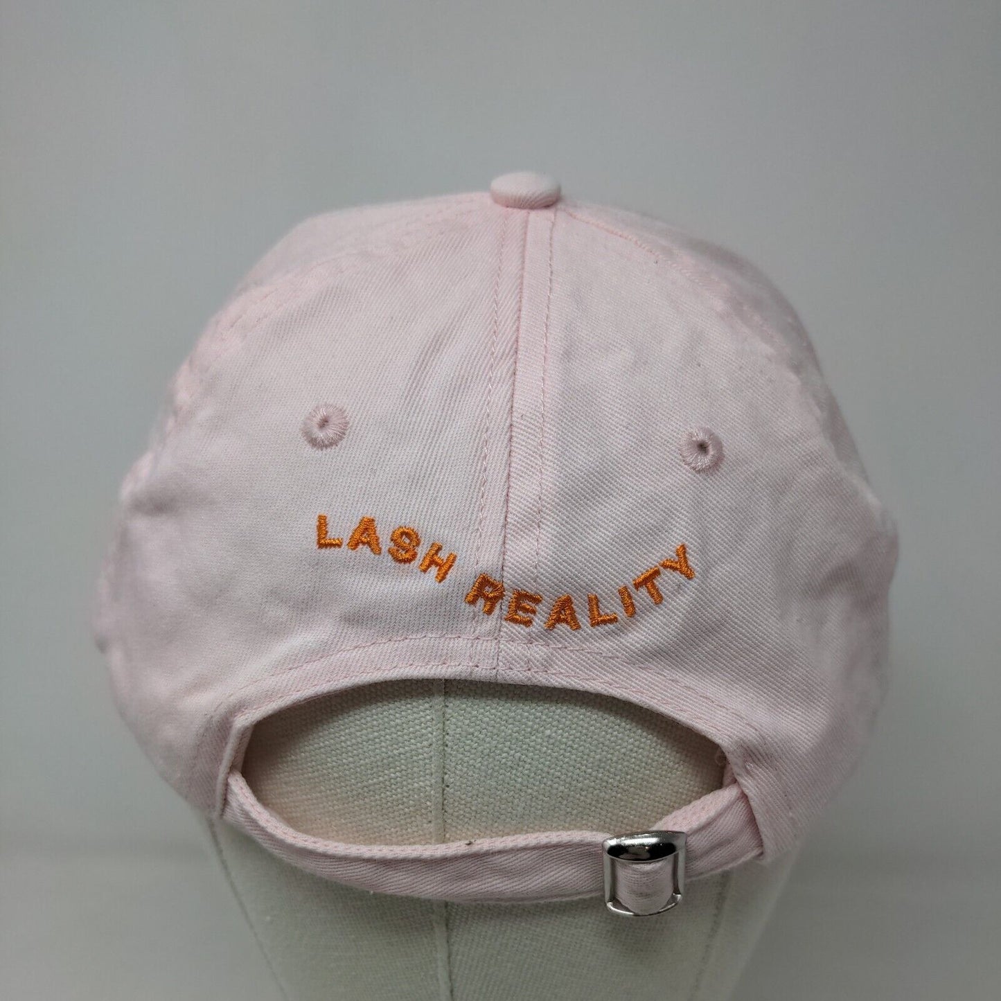 Unbranded Women's Slideback Hat Pink Adjustable Last Reality Logo