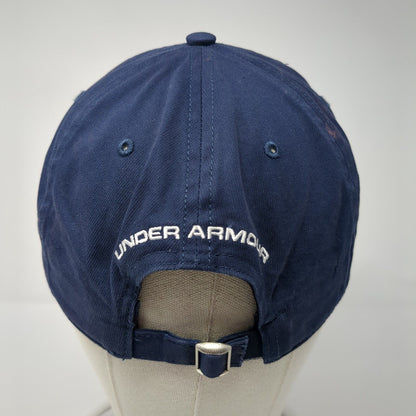 Under Armour Slideback Hat Blue One Size Adjustable Embroidered 6 Panel