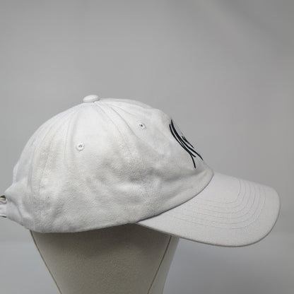 Mrs. Slideback Hat White One Size Adjustable Embroidered Solid 6 Panel