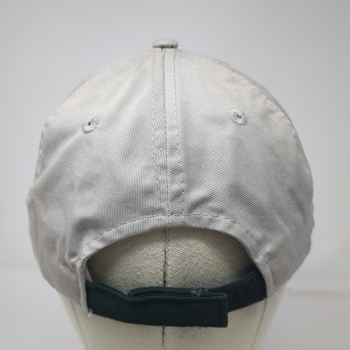 Outdoor Cap Baseball Cap Black Gray One Size Contrast Stitching Strapback Hat