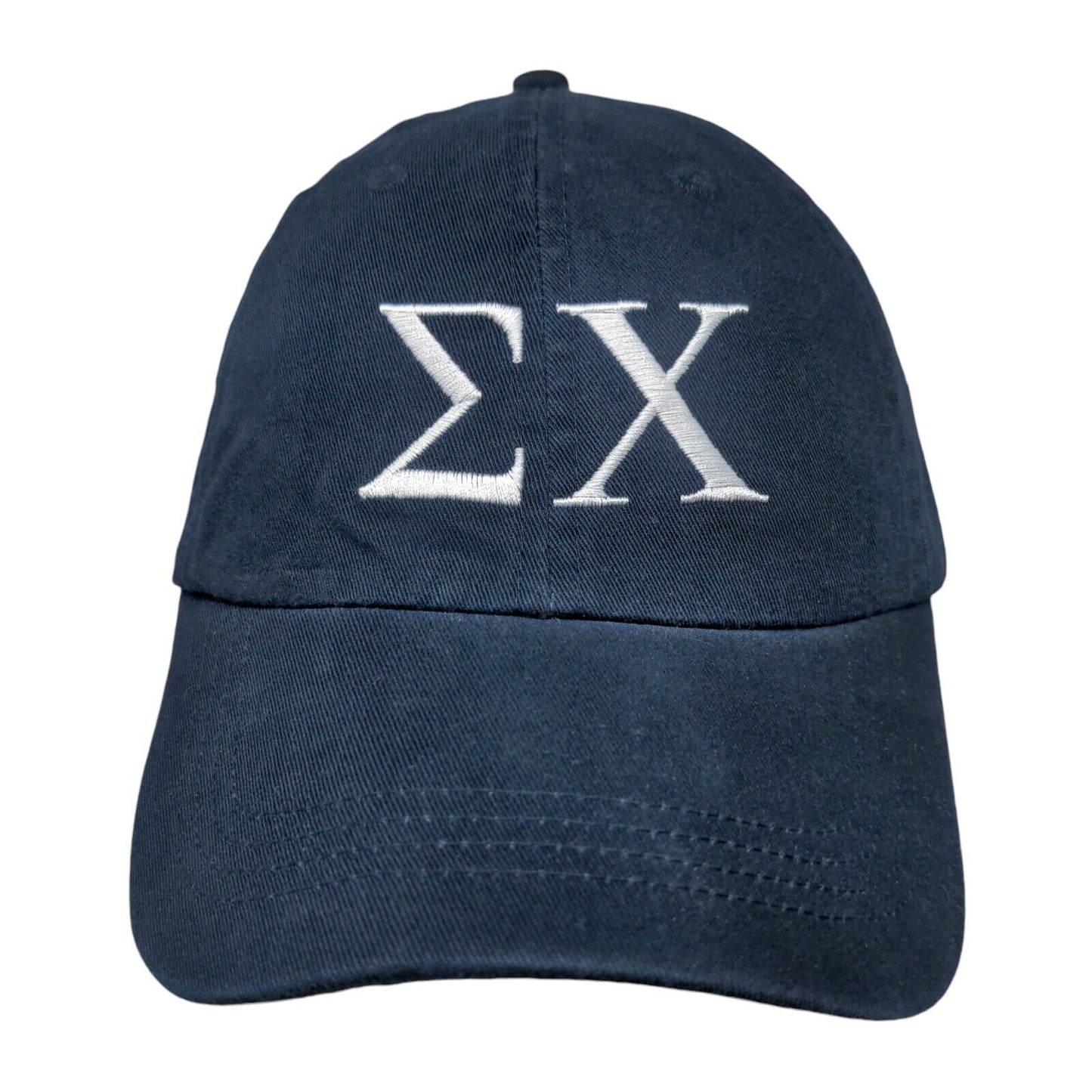 Sigma Chi Iota Nu Chapter Slideback Hat Blue One Size 25th Anniversary