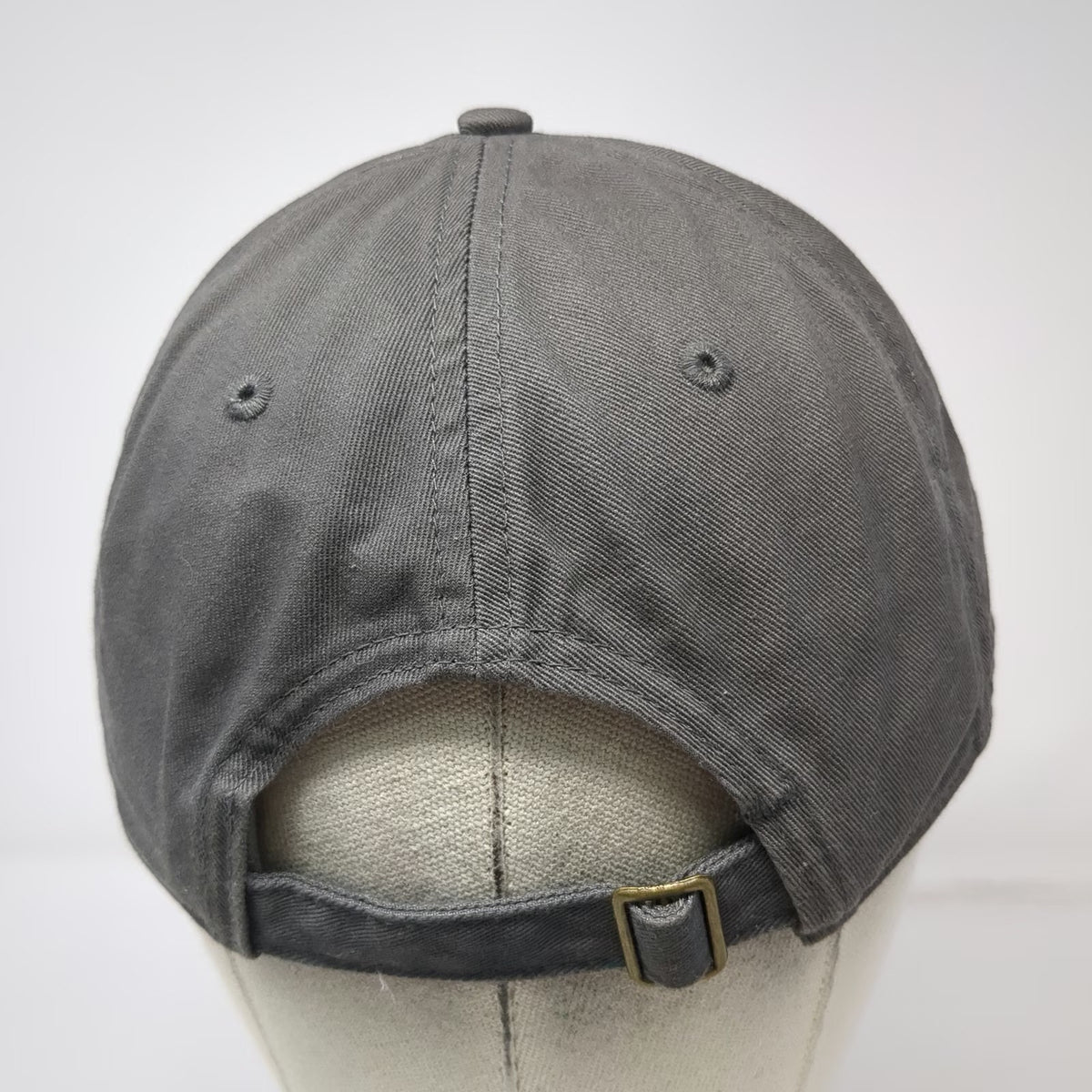 econscious Baseball Cap Gray One Size Eye Bee M Rebus IBM Logo Slideback Hat