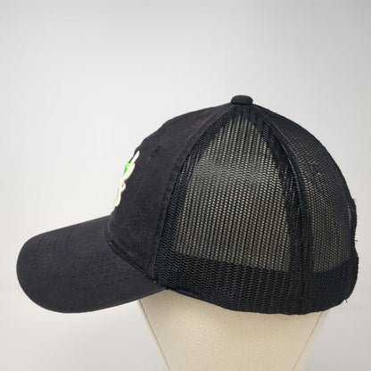 Outdoor Cap Baseball Cap Black One Size Strapback Mesh Deer Skull Antlers Hat