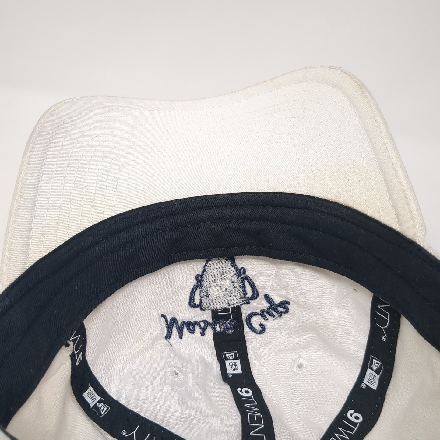 Mason Cup Slideback Hat White One Size Adjustable New Era 9Twenty