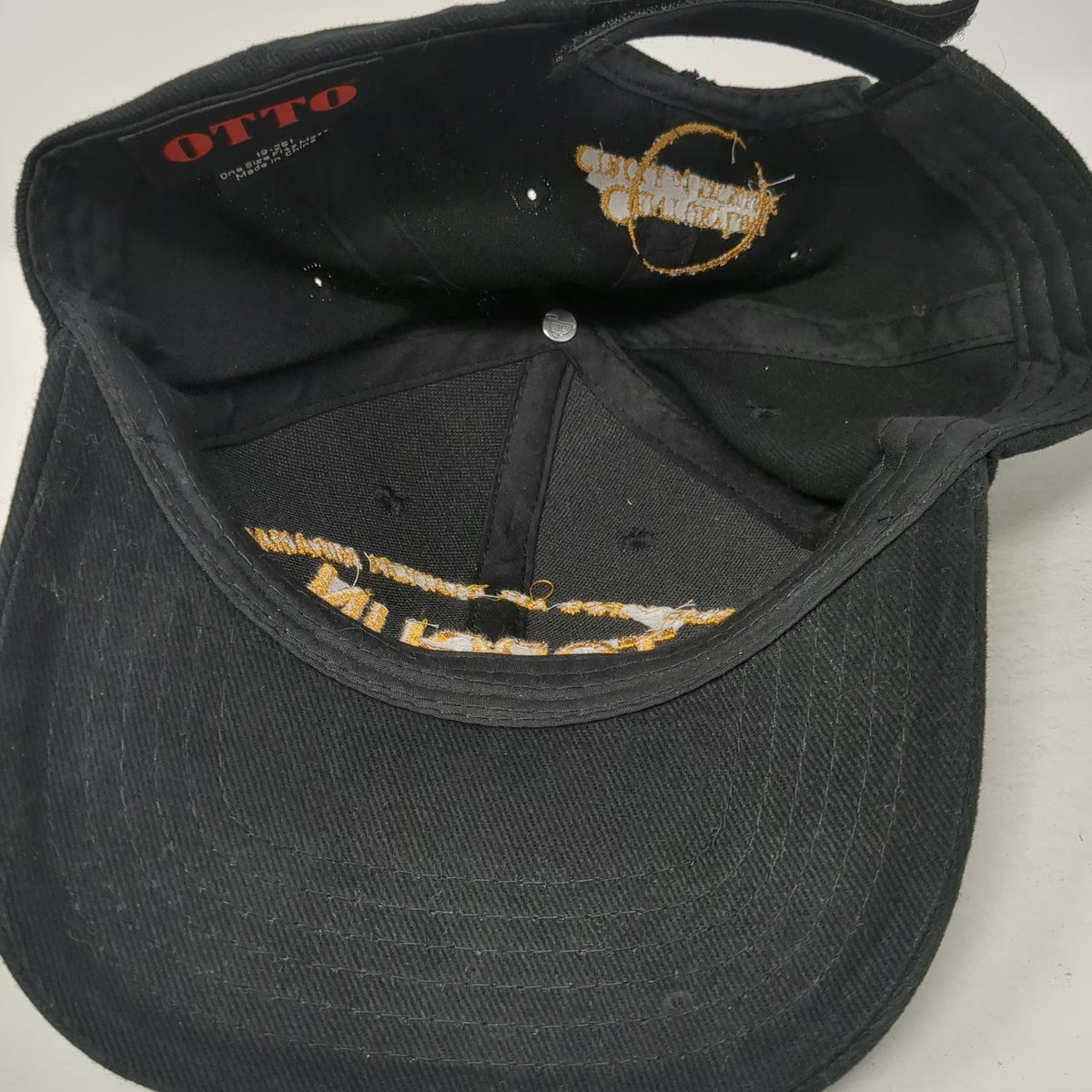 Otto Baseball Cap Black One Size Strapback MCAS Miramar Top Gun CenturyLink Hat