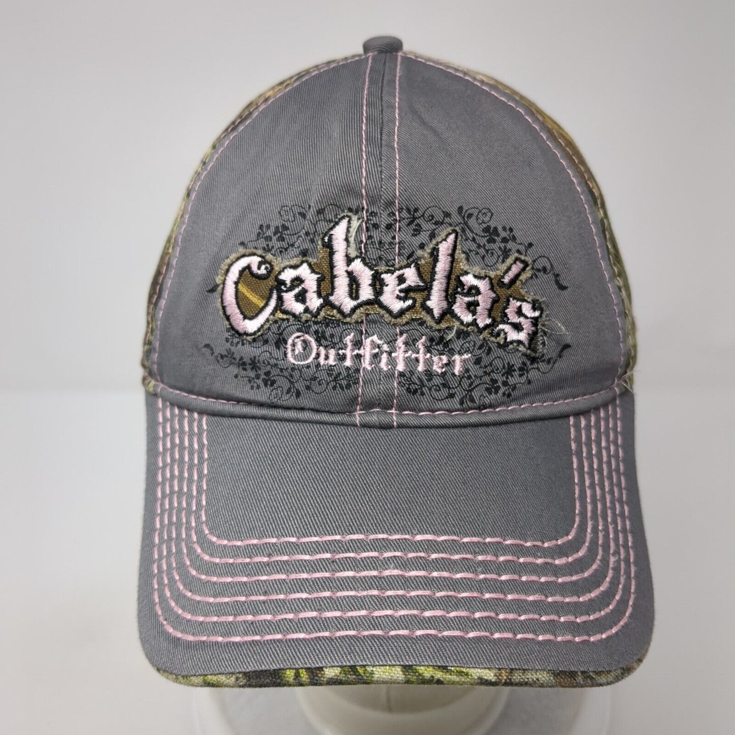Cabela's Outfitter Strapback Hat Camo One Size Hunting Embroidered