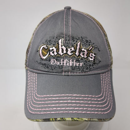 Cabela's Outfitter Strapback Hat Camo One Size Hunting Embroidered
