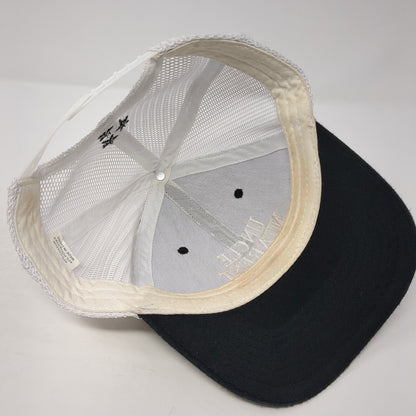 Uncle Nearest Premium Whiskey Snapback Hat Black One Size Mesh Back