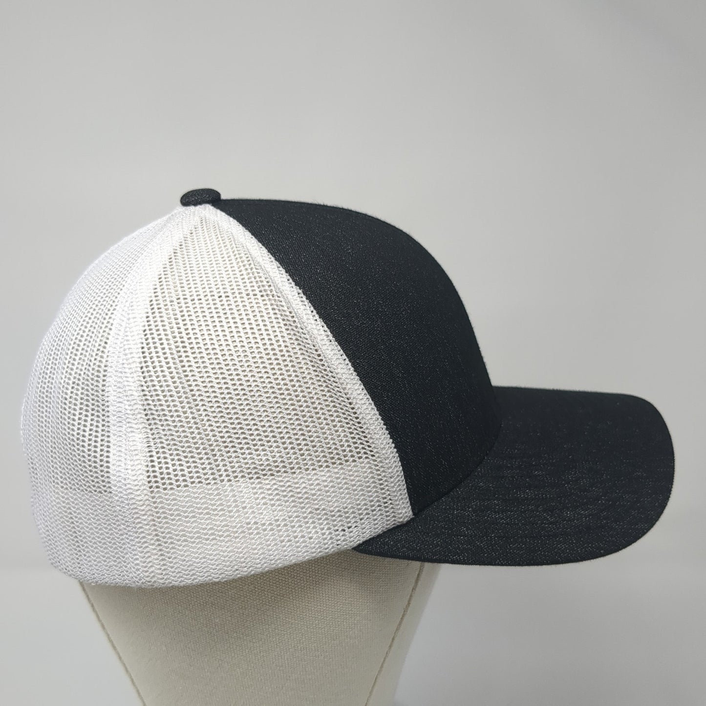 Charlie Hustle Trucker Hat Black One Size Adjustable Mesh Back Pacific Headwear