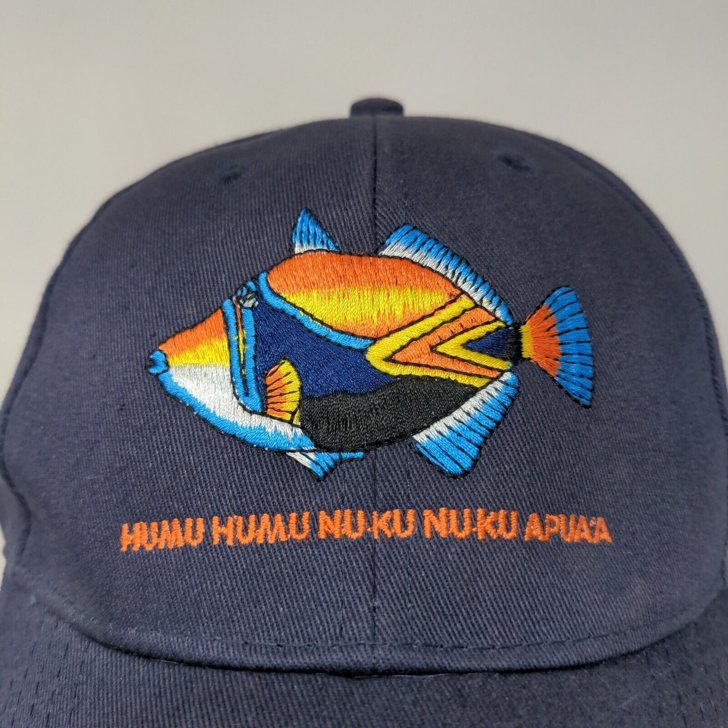 Surfware Hawaiian Classics Men's Snapback Hat Blue OSFA Embroidered Fish Logo