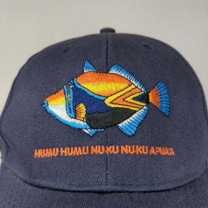 Surfware Hawaiian Classics Men's Snapback Hat Blue OSFA Embroidered Fish Logo