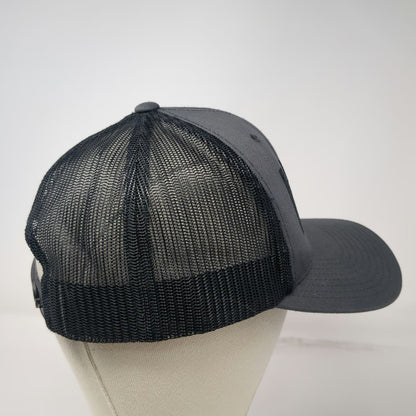 Yupoong Trucker Hat Gray One Size NYC Arizona 2019 Mesh Back Snapback Flat Brim