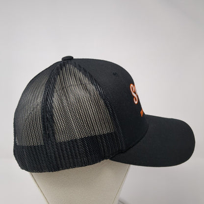 Sunny's Rally Snapback Mesh Back Trucker Hat Black One Size Sport-Tek