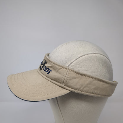 Zoo Dude Adult Sun Visor Hat Brown One Size Adjustable Strap Saint Louis Zoo