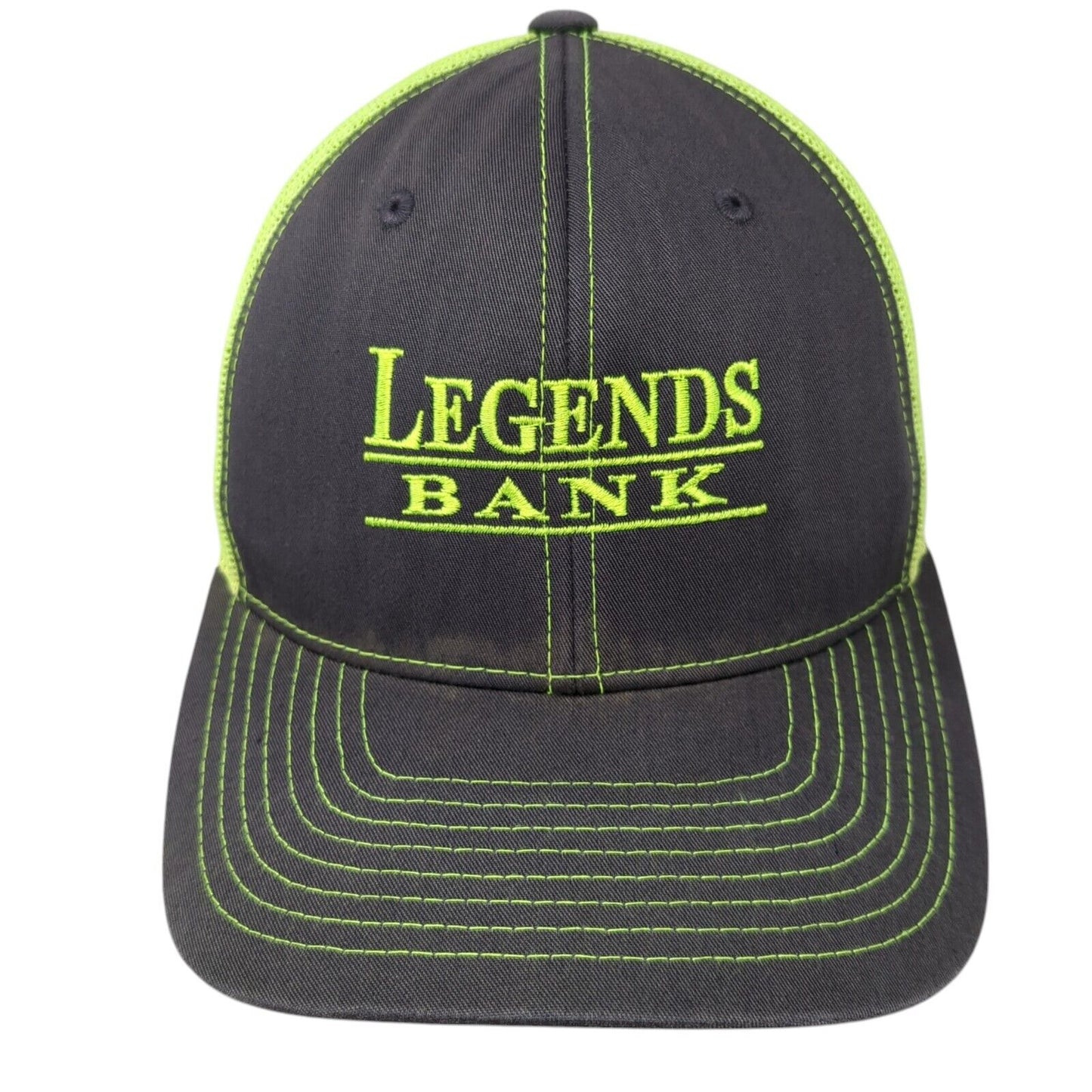 Legends Bank Snapback Trucker Hat Multi OS Adjustable Mesh Back Richardson