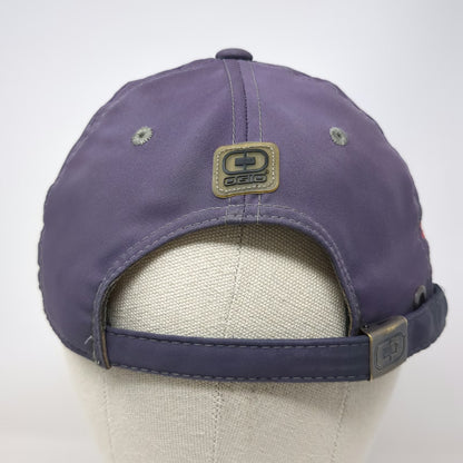 OGIO Baseball Cap Purple One Size Idaho Steel Reyco Kiremko Logo Slideback Hat