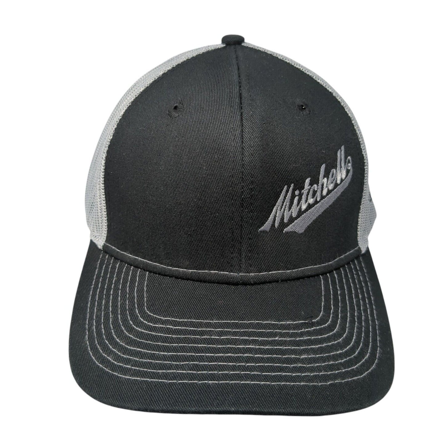 Mitchells Snapback Trucker Hat Black One Size Mesh Back Paramount