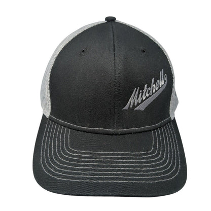 Mitchells Snapback Trucker Hat Black One Size Mesh Back Paramount