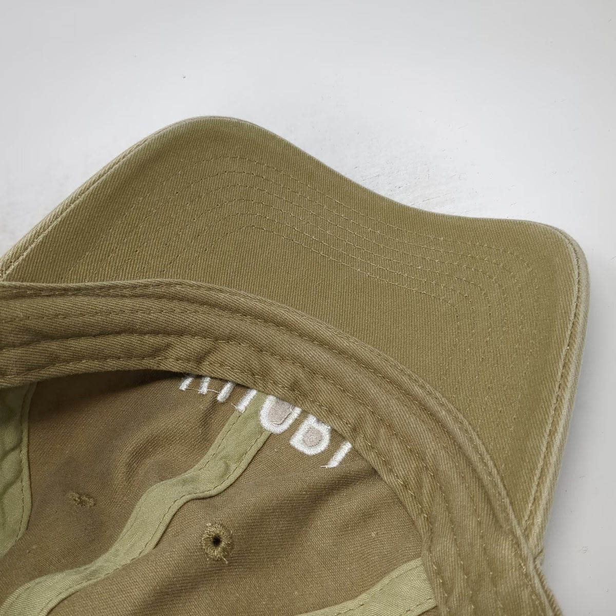 Vuori Baseball Cap Green OSFM Embroidered Logo Adjustable Slideback Twill Hat