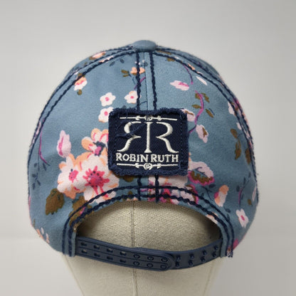Italia by Robin Ruth Snapback Hat Multicolor OS Adjustable Embroidered Floral