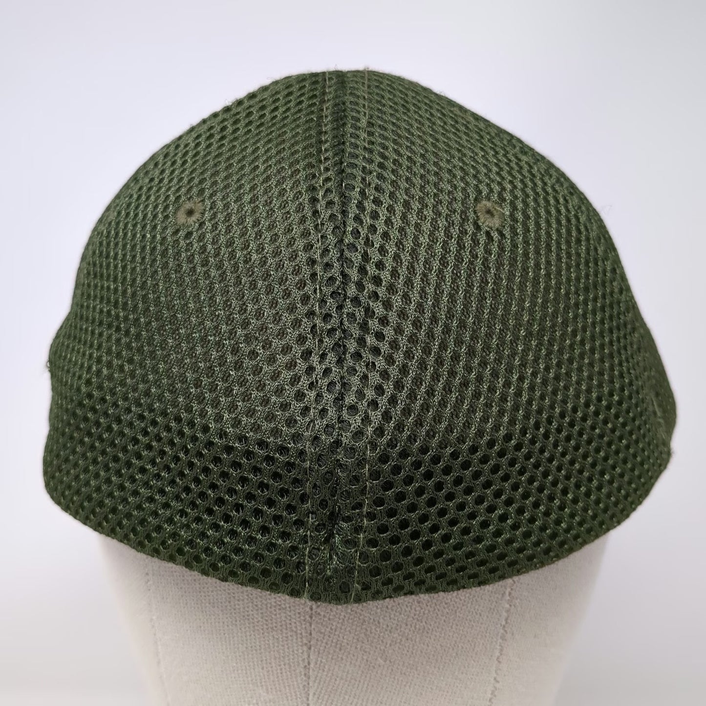 Highland Tactical Baseball Cap Green One Size Mesh Back American Flag Hat