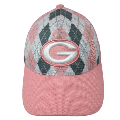 Reebok NFL Green Bay Packers Pink Trucker Hat One Size Argyle Mesh Snapback Cap
