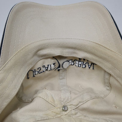 American Dry Goods Baseball Cap Beige Blue One Size Upstate Cerebral Palsy Hat