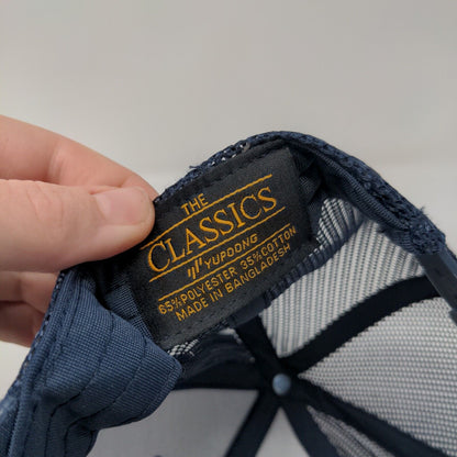 Tractor Beverage Co. Snapback Trucker Hat Blue One Size The Classics Yupoong