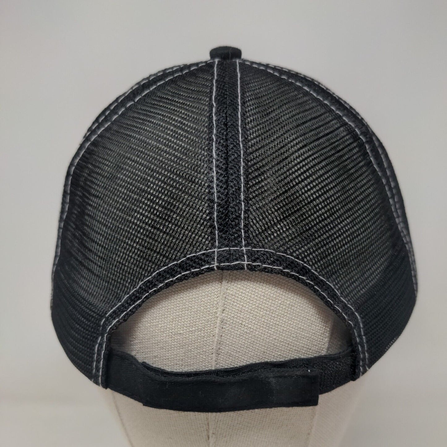 Pizza Hut Strapback Trucker Hat Black OSFA Adjustable Embroidered Employee Crew